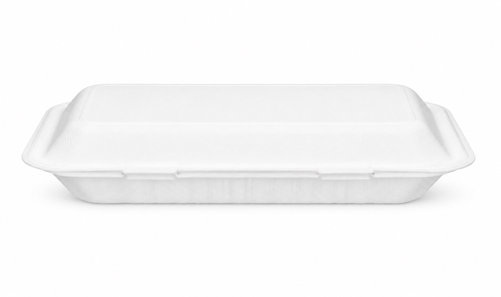 Extra large white bagasse fish and chips box