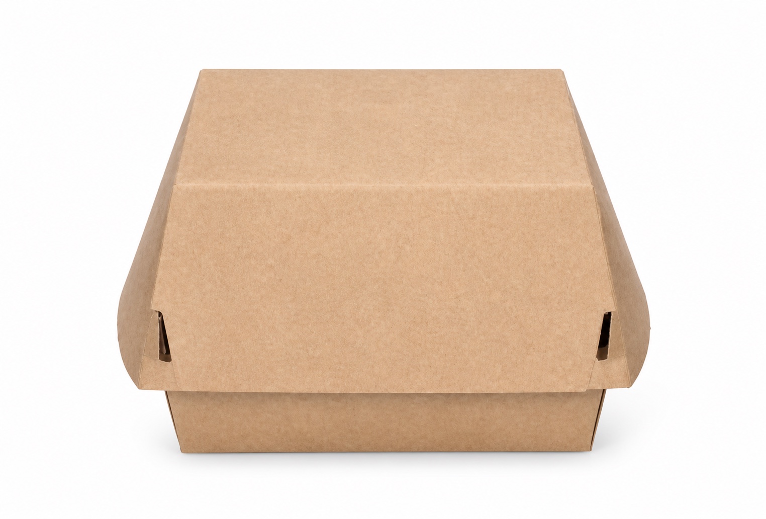 Large kraft burger box